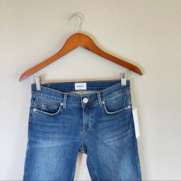 Hudson Viceroy Knee Women’s Dark Blue Denim Bermuda Size 25 NWT